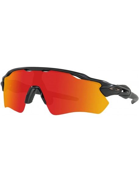 Rectangular Anti-fading Polarized Replacement Lenses Radar EV Path Sunglasses - Black&blue&red - CP18EEGK9UN $33.95