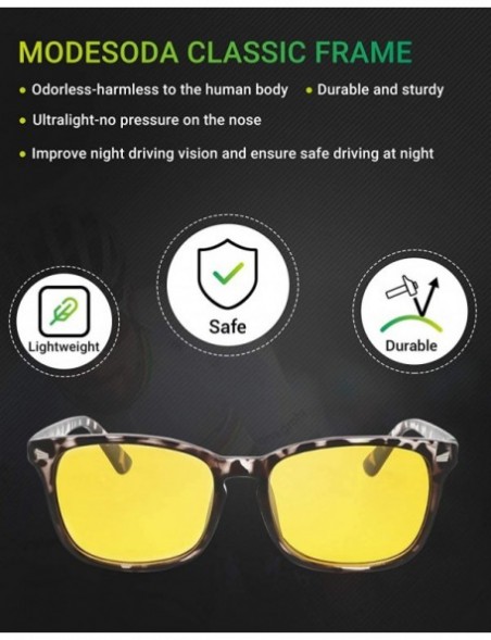 Sport Night Vision Driving Glasses for Women Men Polarized Sports Sunglasses Anti Glare Sun Glasses - Leopard - C8195SRXNZ6 $...