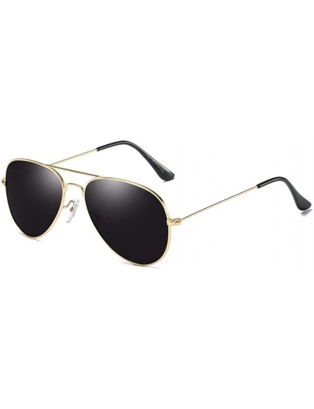 Aviator Sunglasses for men Polarized Sunglasses Classic toad glasses for driving - E - CC18Q06XTTQ $18.87
