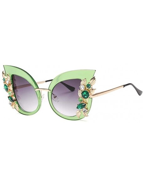 Oversized Oversized Sunglasses Protection Lightweight Polarized - Green - CM18KR05R39 $29.49