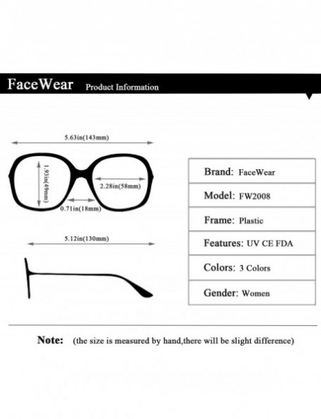 Oversized Women Oversized Sunglasses UV400 Sparkling Rhinestone Gradient Eyeglasses FW2008 - C3 Black Tortoise - CZ18CMYWNUR ...