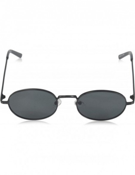 Oval Prospector Oval Sunglasses - Black - CN18WE63YE5 $15.36