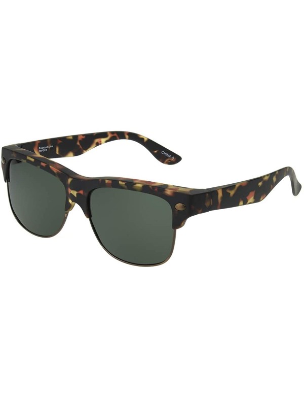 Round Solar Shield-fairfax Square Fits Over Sunglasses - Tortoise - C812N7D4ZH9 $24.68