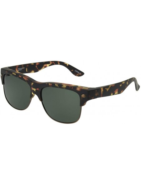 Round Solar Shield-fairfax Square Fits Over Sunglasses - Tortoise - C812N7D4ZH9 $24.68