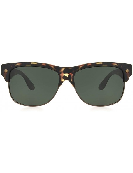 Round Solar Shield-fairfax Square Fits Over Sunglasses - Tortoise - C812N7D4ZH9 $24.68