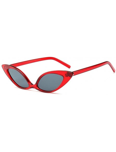 Butterfly Arrival Butterfly Sunglasses Designer Eyeglasses - Clear&red Gray - CY18N97X6TO $20.37