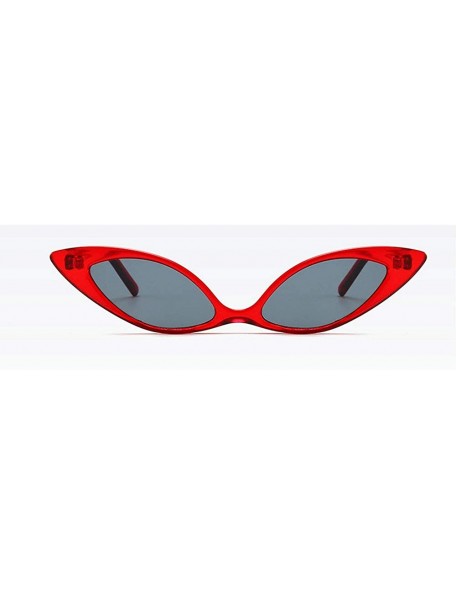 Butterfly Arrival Butterfly Sunglasses Designer Eyeglasses - Clear&red Gray - CY18N97X6TO $9.51