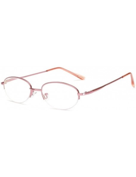 Rimless Folding Reading Glasses Ladies Fashion Metal 1.0 to 4.0 - Pink Ordinary - CQ18E7MXZHC $20.25