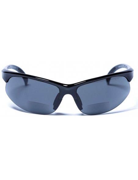 Sport Bifocal Reading Sunglasses Outdoor Readers - Polarized - Black - C118CZGGEAW $33.44