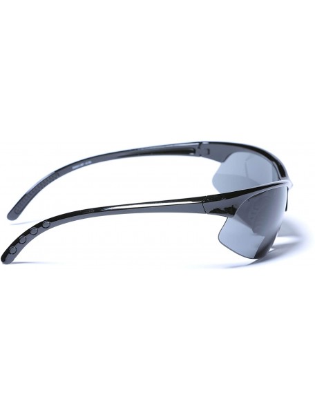 Sport Bifocal Reading Sunglasses Outdoor Readers - Polarized - Black - C118CZGGEAW $33.44