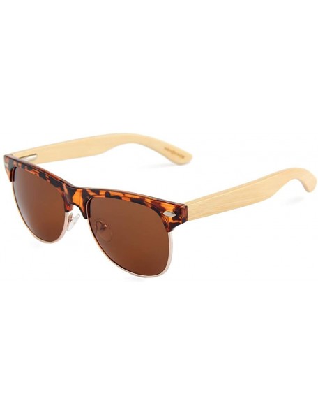 Oval Polarized Sunglasses Womens RetroShade - CV1949Q4S35 $29.39