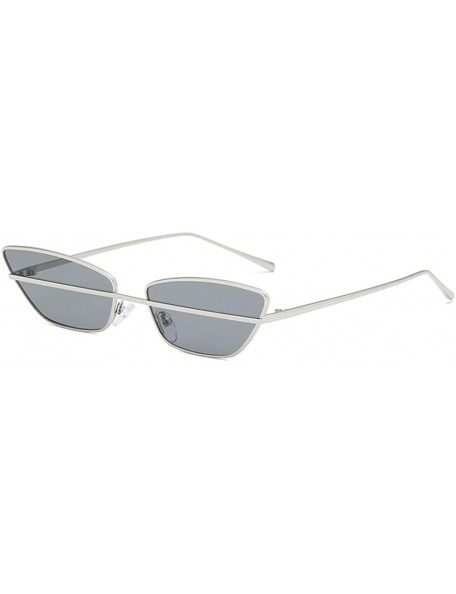 Goggle Trendy Metal Frame Sunglasses Vintage Ladies Cat Eye Sun Glasses Women Men Eyewear Female Male UV400 - 1 - CH18Y8GU858...