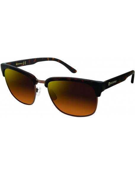 Shield Men's 5013SP Square Sunglasses- Matte Brown/Tortoise- 54 mm - CE18EH3EW02 $56.75