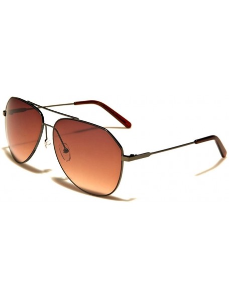 Aviator Classic Aviation Air Force Style Mirrored Lens Mens Womens Retro 80s Sunglasses - Gunmetal - CQ18X3WDXDX $11.09