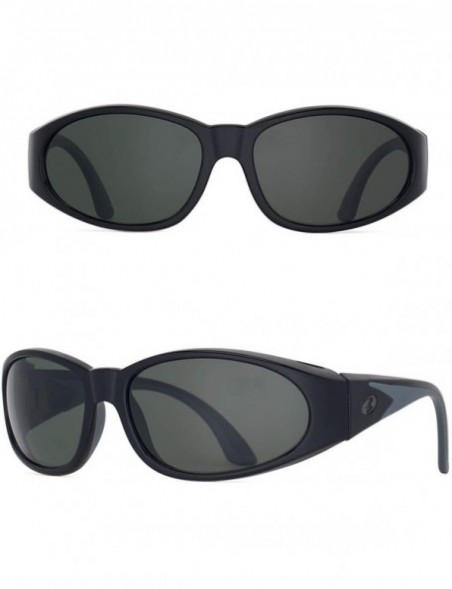 Oversized Sunglasses for Men & Women - Polarized glass lens - Color Mirrored Scratch Proof - Black/G-15 - CM196877T86 $24.09