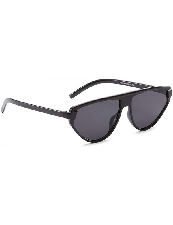 Sport New Fashion Copy Sunglasses Metal Multi-Color Frame Ladies Sunglasses Mirror New Large Glasses - CO18T2IMGDR $16.47