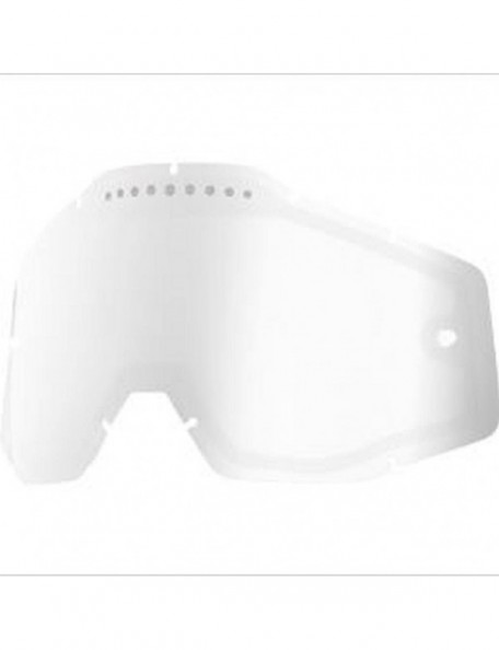 Goggle 100% Racecraft / Accuri / Strata Vented Dual Replacement Lens (SILVER MIRROR) - CZ110X0RP9N $38.94