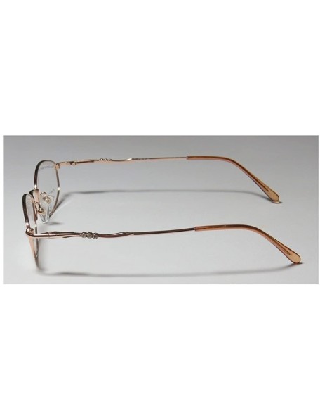 Rectangular Intelli Clip 749 Womens/Ladies Sunglass Lens Clip-Ons Crystals Spring Hinges Eyeglasses/Eyewear - Rose Gold - CJ1...