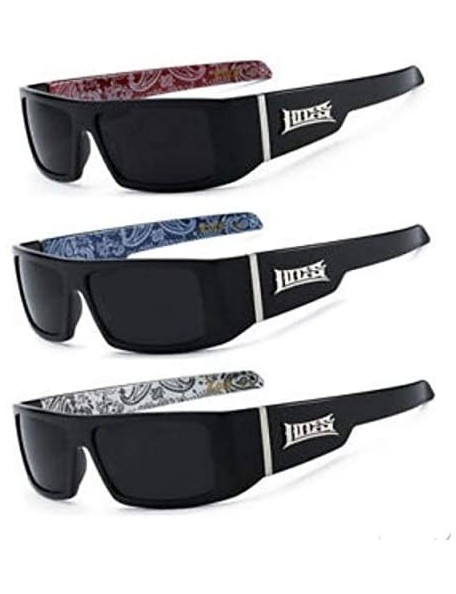 Square white bandana pattern Shades - Black - Medium - CT110ZM3E9J $9.07