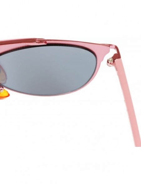 Aviator Fashion Women Full Metal Round Circle Mirror Driver Aviator Sunglasses 2012 - Pink - C112HP3HMUH $26.26