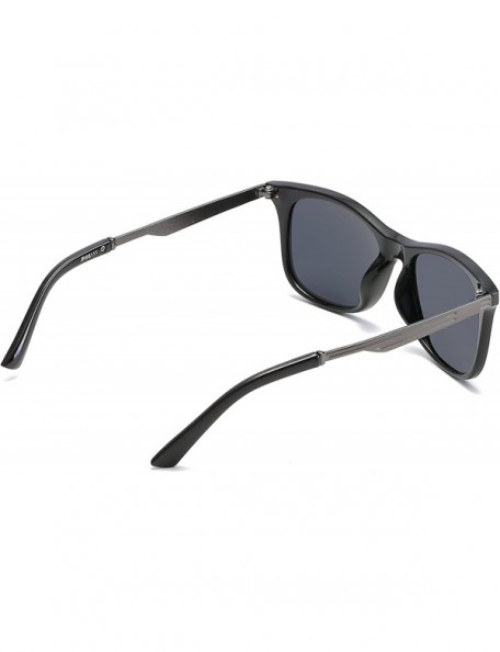 Square Sunglasses For Men Women Classic Retro Square Frame Polarizing Fashion Driving Sun Glasses - C3 - C918DU3X0KK $16.43