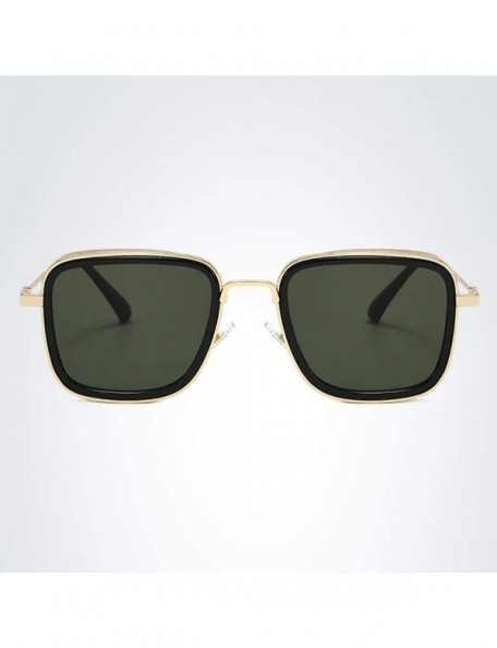 Square Vintage Square Sunglasses For Men Kabir Singh Sunglasses Tony Stark Glasses Mirror Shades For Women - 8 - CW18ZE40Y5L ...
