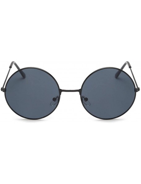 Semi-rimless Retro Small Round Sunglasses Women Vintage Brand Shades Metal Sun Glasses Fashion Designer Lunette - Jelly Red -...