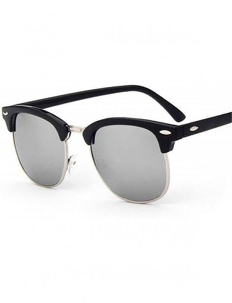 Oversized 2018 Fashion New Sunglasses Men/Women Retro Rivet Lens Sun Glasses Female OculosUV400 - C4 - CV199CLE5ZZ $13.50