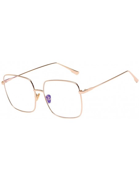 Sport Vintage Sunglasses Over Glasses Mirror Unisex Casual for Men Women & Case - Gold - CJ1808H2XMS $15.76