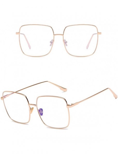Sport Vintage Sunglasses Over Glasses Mirror Unisex Casual for Men Women & Case - Gold - CJ1808H2XMS $15.76