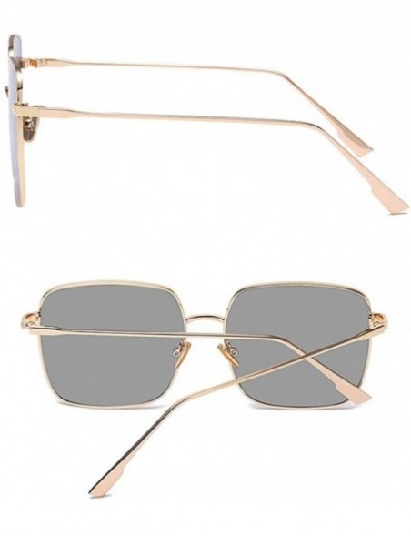 Sport Vintage Sunglasses Over Glasses Mirror Unisex Casual for Men Women & Case - Gold - CJ1808H2XMS $15.76