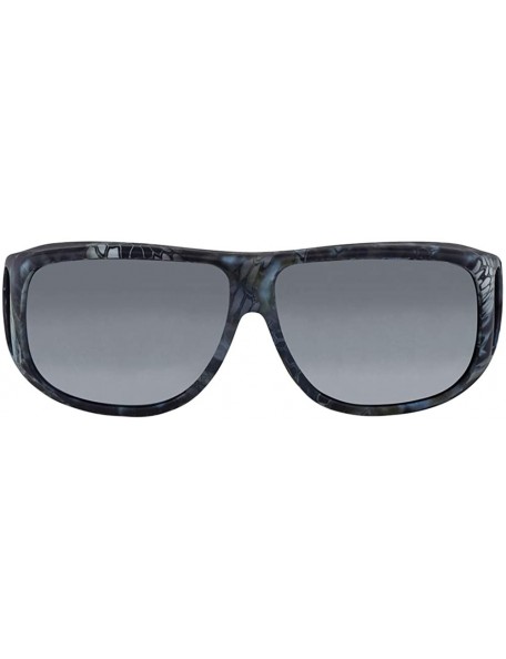 Square Jonathan Paul Fitovers XL Aviator Kryptek Neptune Polarvue Grey Lens Sunglasses - CF18Q8SCCKI $64.00