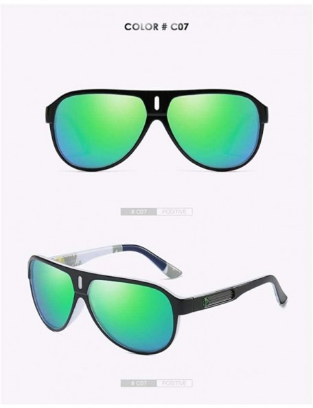 Aviator Polarized Sunglasses Men Driving Shades Male Retro NO1 Polarized - No7 - C218Y5UWTQ6 $12.33