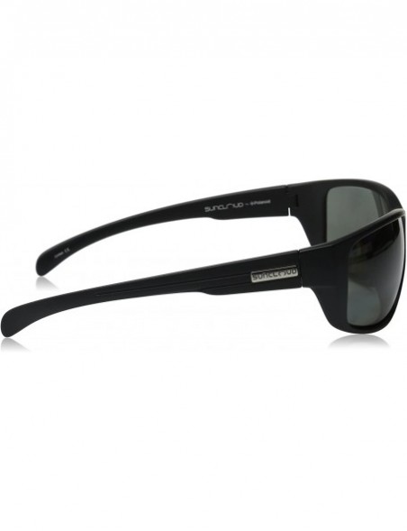 Sport Milestone Polarized Sunglass with Polycarbonate Lens - Matte Black Frame/Gray - CR11TSIAFTR $24.35