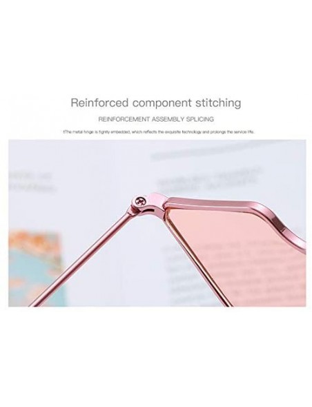 Aviator Sexy Lips Sunglasses for Women Hippie Sun Glasses for Party Summer Eyewear - Pink - CF1992O2U5Y $5.87