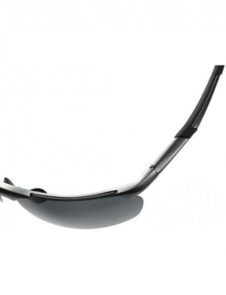 Aviator Sunglasses Polarized Protection Running Unbreakable - Black - C718W3C7HRY $29.22