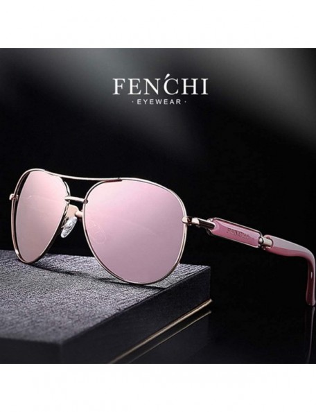 Aviator Fashion ladies sunglasses - vintage versatile sunglasses - B - CA18RT0K0CC $45.81