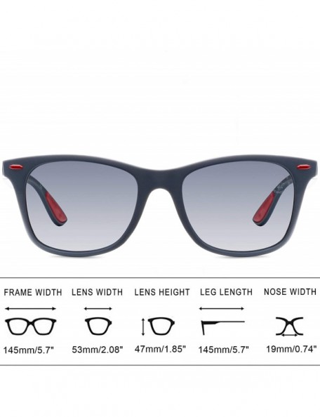 Shield Derek Mens Ultra Lightweight Polarized Sunglasses 100% UV 400 Protection - Gray - CB18ZG3IUZW $14.85