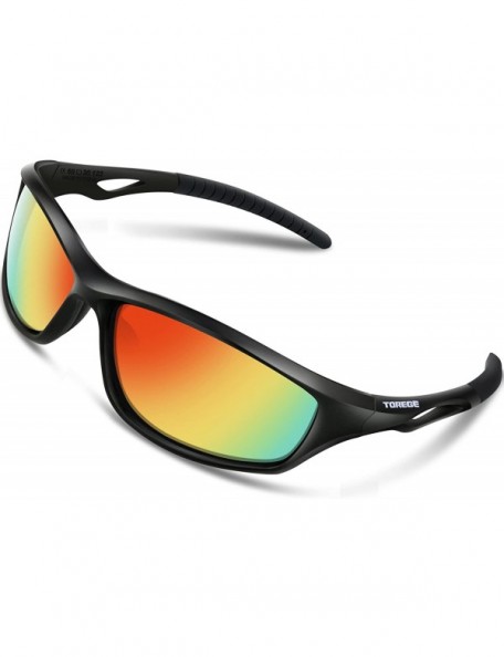 Wayfarer Polarized Sports Sunglasses for Men Women Cycling Running Driving Fishing Golf Baseball Glasses EMS-TR90 Frame - C51...