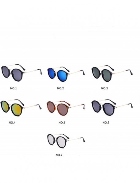 Round 2018 New Arrival Round Sunglasses Retro Men Women Brand Designer Vintage Coating Mirrored Oculos De Sol UV400 - CP1985L...