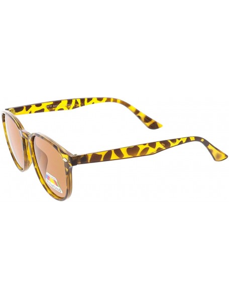 Oval High Octane Collection"London" Unisex Polarized Sunglasses - Yellow - CK18GYEYDAR $8.84