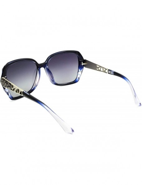 Oversized Oversized Sunglasses for Women Polarized UV Protection Vintage Fashion Sun Glasses Ladies Shades - C4196OS8UCI $12.18