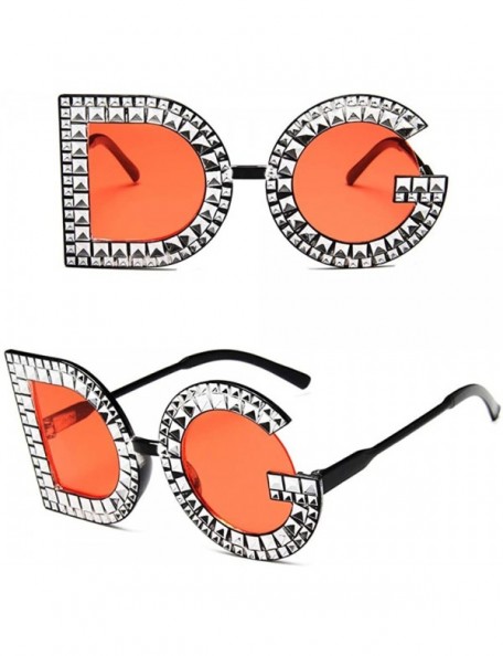Rectangular Ladies Fashion Women Sunglasses Luxury Sunglasses - 4 - CI18SG2I85S $22.16