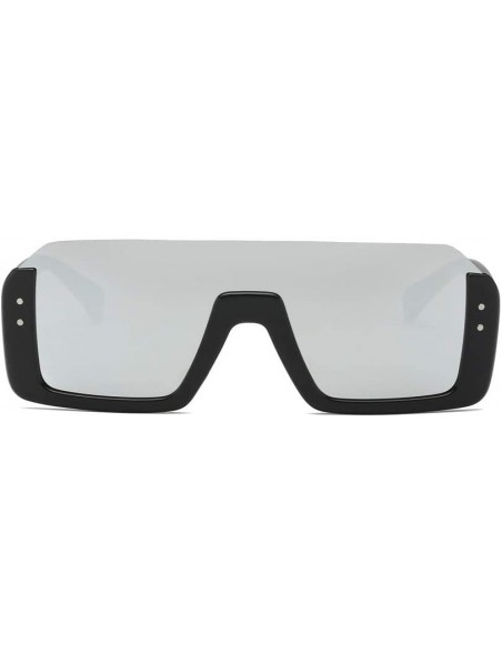 Oversized Sunglasses Oversized Performance Mirrored - Gray - CC199L435YW $7.15