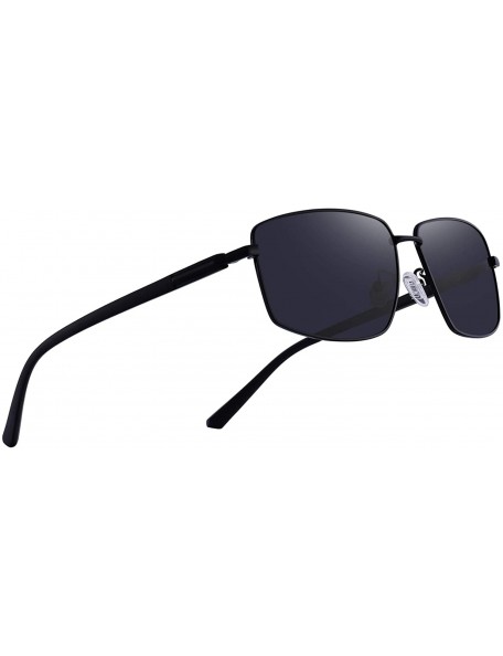 Oversized Men Oversized HD Polarized Sunglasses for Men Driving TR90 Legs UV400 Protection Sun glasses - Black - CL18X0LOC58 ...