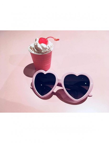 Oversized Dozen Pack Heart Sunglasses Party Favor Supplies Holiday Accessories Collection - Kids Multi - CP18UC4R08M $14.35