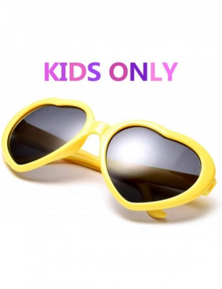 Oversized Dozen Pack Heart Sunglasses Party Favor Supplies Holiday Accessories Collection - Kids Multi - CP18UC4R08M $14.35