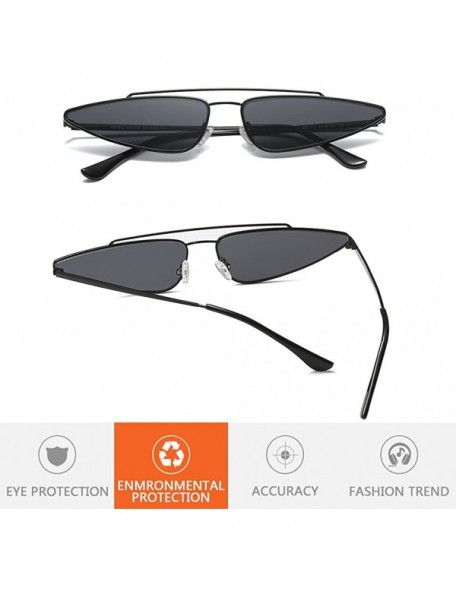 Wayfarer Fashion Eyes Frame Metal Sunglasses Men Women UV Protection for Outdoor - Purple - CF18G7T6W4I $11.37