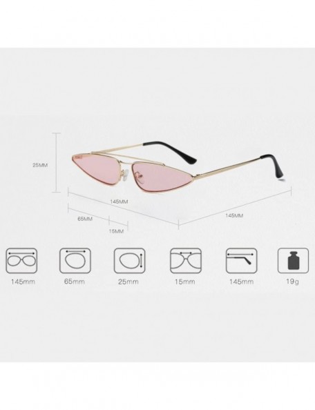 Wayfarer Fashion Eyes Frame Metal Sunglasses Men Women UV Protection for Outdoor - Purple - CF18G7T6W4I $11.37