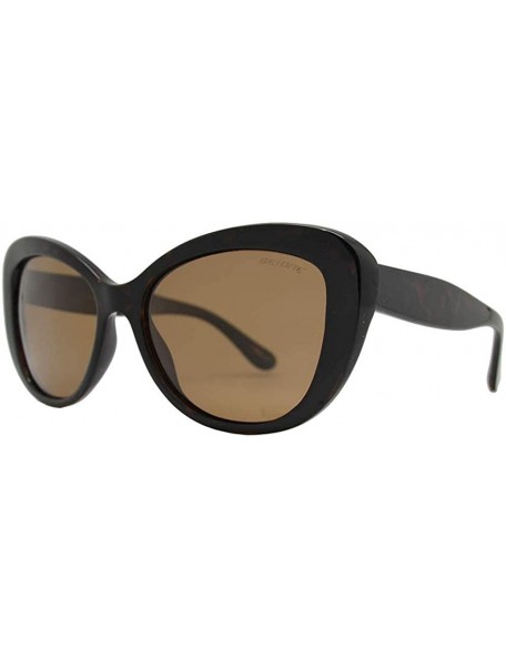 Cat Eye Polarized Sunglasses for Women - Medium Cat Eye Vintage Classic Retro Fashion Design UV Protection Lens - CG18HY7EZO8...